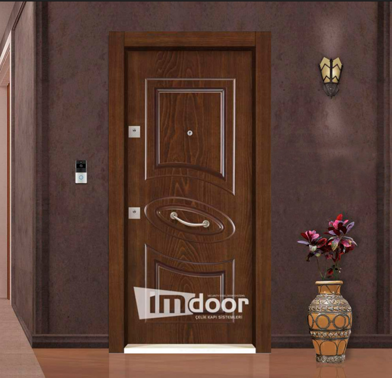 Luxury Embossed Steel Doors